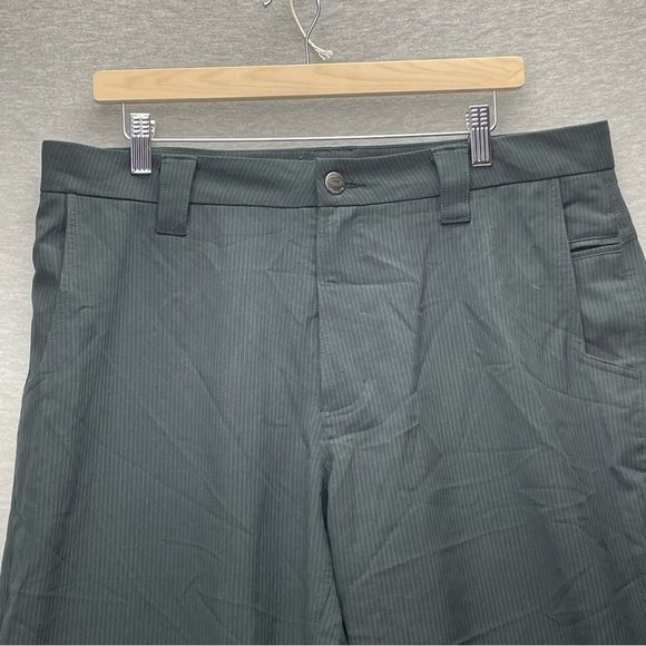 GOLDLINE Mens Mojo Black Pinstripes Curling Pants Size 36 - Picture 5 of 13